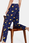 Zivame Fruggies Knit Poly Pyjama - Medieval Blue — thumbnail 3